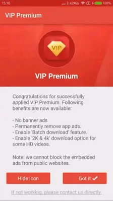 VIP Premium android App screenshot 2